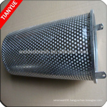 stainless steel perforated filter cylinder